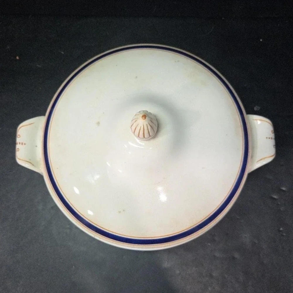 Pountrey & Co. LTD. Soup Tureen,‎ Vintage Covered Serving Dish, England China